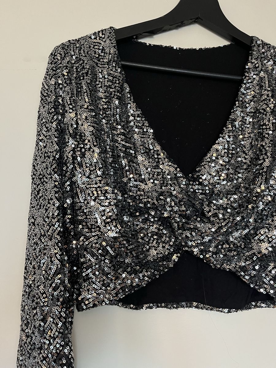 Top: Glitzer Shirt - M – Nuovo (secondo la descrizione) da Glattbrugg venduto da JP1998 1