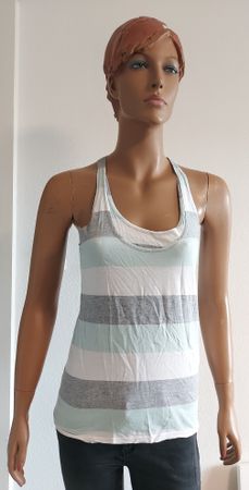 Gestreiftes Tanktop, Gr. S, H&M Sport