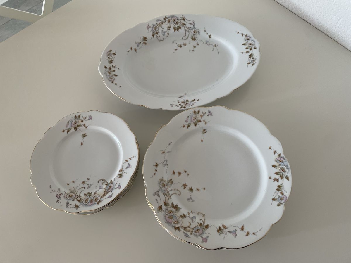 Geschirrsets: Geschirr floral verziert – Gebraucht aus Koppigen von BLUE_EYE7