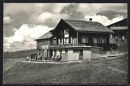 Adelboden, Berghotel Hahnenmoos mit Besu