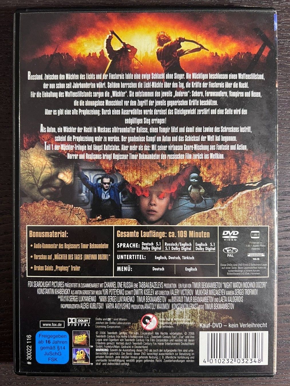 Tutti i DVDs: Wächter der Nacht – Usato da Zürich venduto da FilmFreunde 1