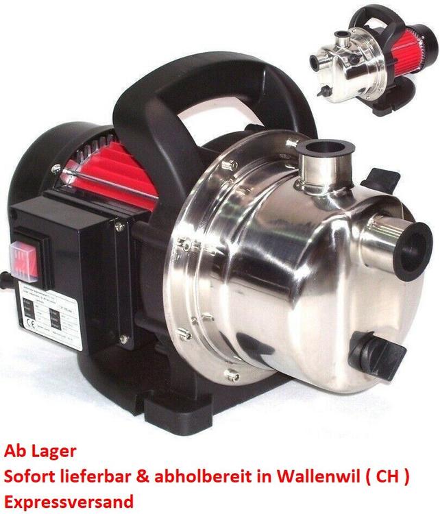 Edelstahl Gartenpumpe 1200W Kreiselpumpe Kaufen auf Ricardo
