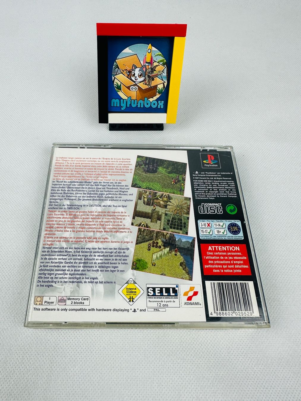 Giochi: Playstation 1 PSX  PS1 Suikoden CIB – Usato da Kappel SO venduto da MyFunBox 1