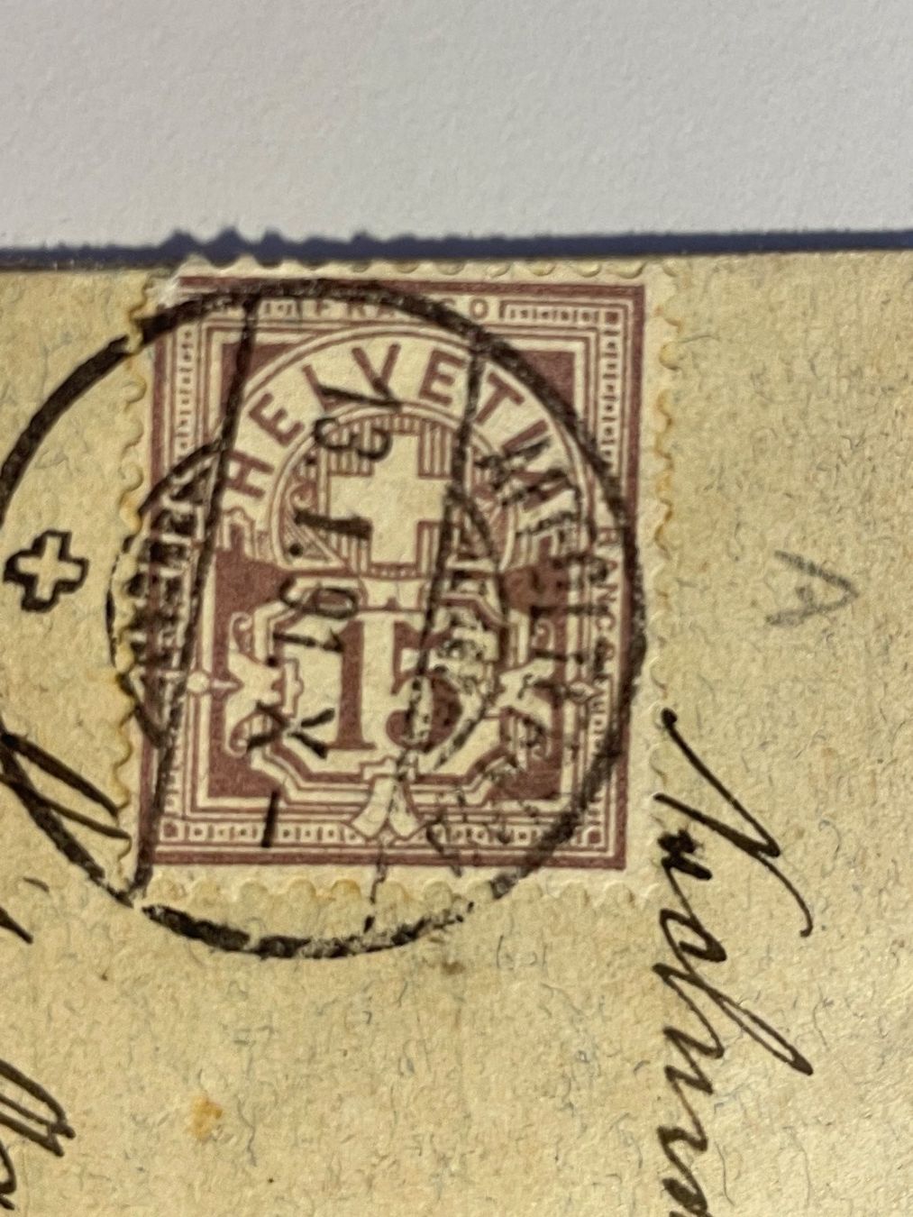 Tutti i francobolli: Brief 1891 Affoltern, Ziffermuster 15Rp. – Usato da Küssnacht am Rigi venduto da mic_xr8d 1