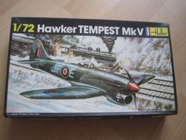 Hawker Tempest MK V   Heller 1/72 Bausatz 1979
