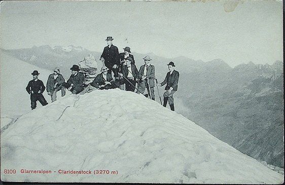 Cartes postales: CLARIDENSTOCK Glarneralpen Gruppe Bergsteiger – Neuf (Voir description) à Jona par philajona