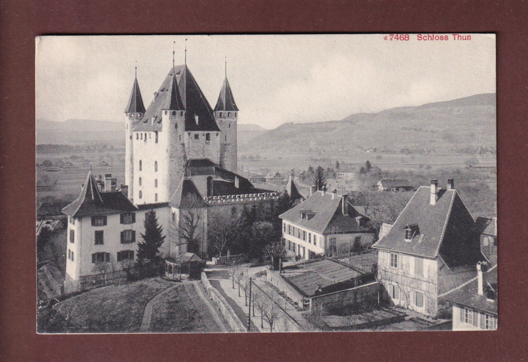 Ansichtskarten: THUN - Teil mit Schloss – Gebraucht aus Pully von nicecards-shop