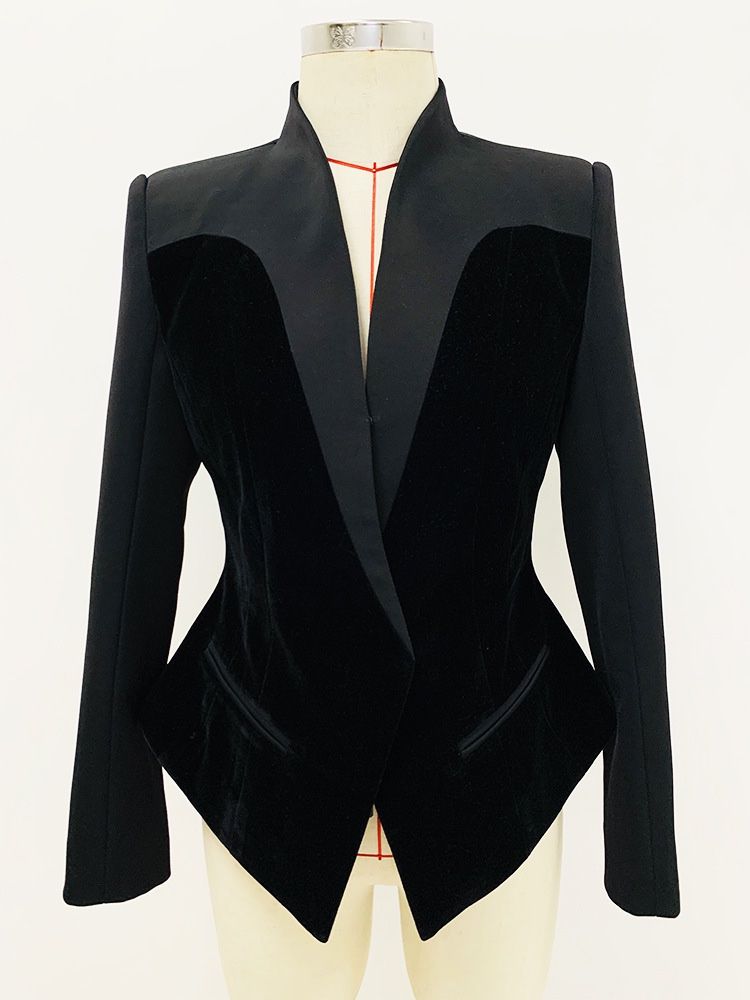 Giacche: Blazer nero stoffa e velluto – Nuovo e nell'imballaggio originale da Zürich venduto da fed_vh9n 6