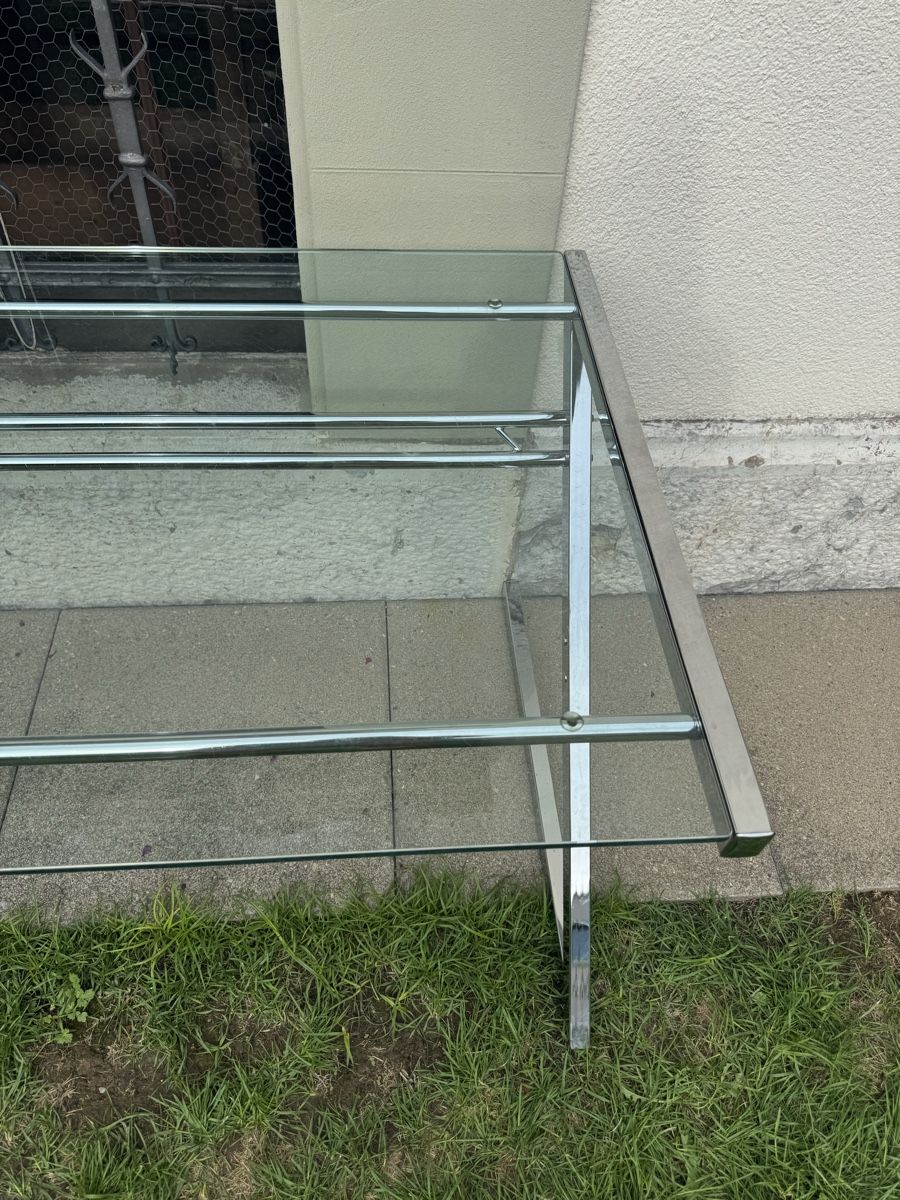 Scrivanie: Glasschreibtisch Metallgestell  – Usato da Zürich venduto da Glam08 1