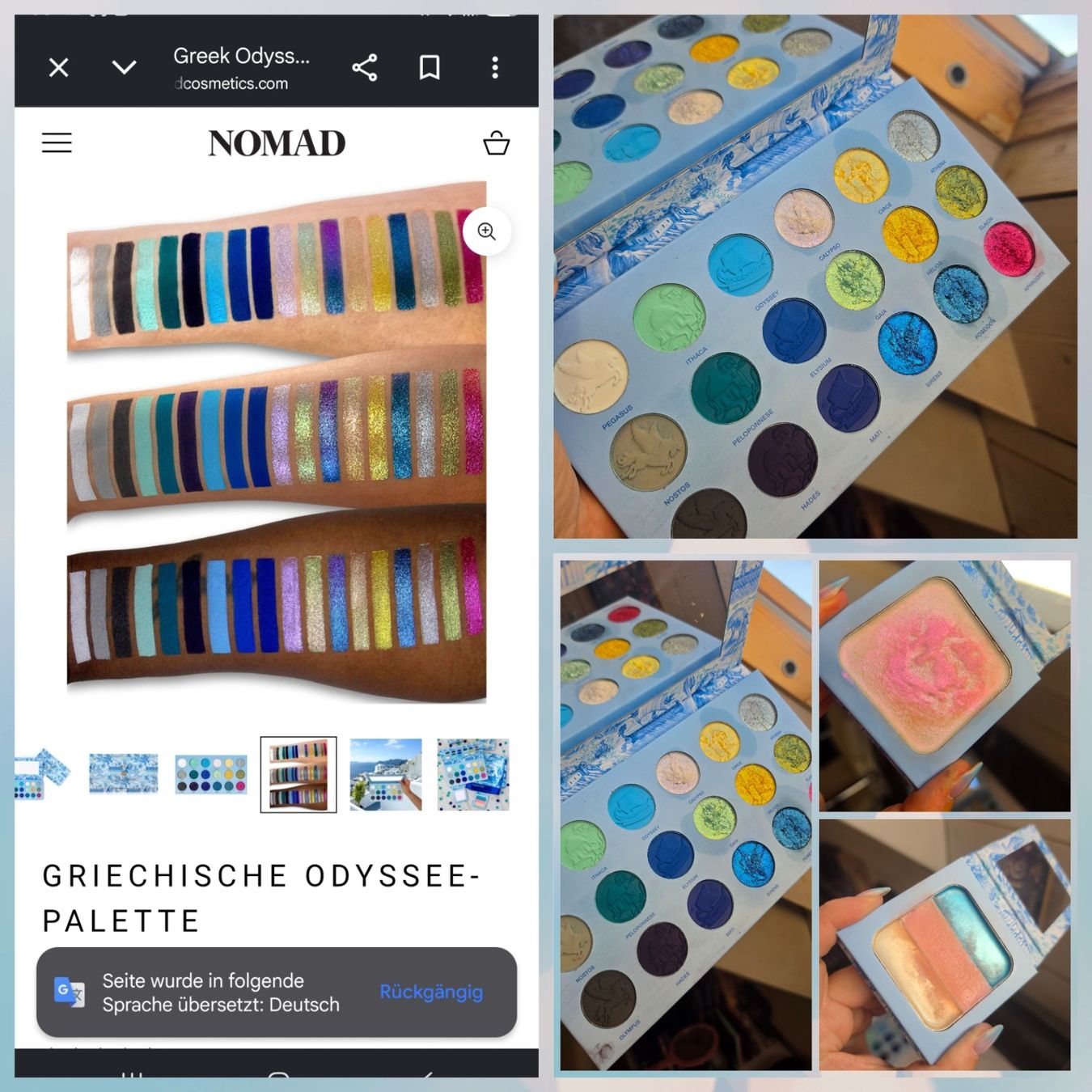 Make-up: nomad Greek Odyssey Collection – Gebraucht aus Uster von mikedizzy84