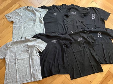 8 T-shirts, LBT, London Bridge Trading, homme, taille L,
