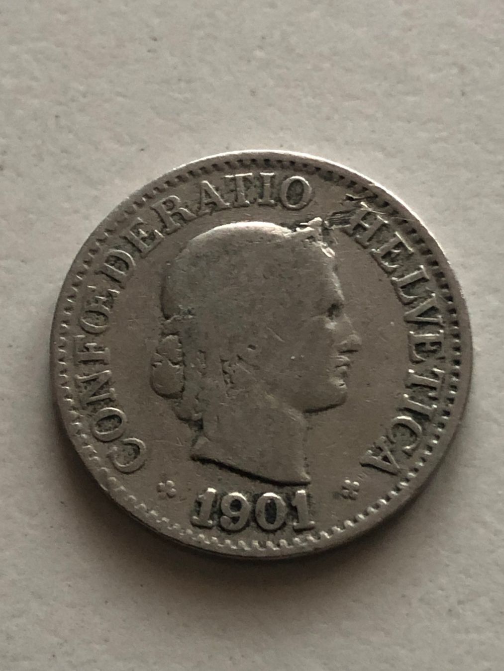 Tutti le monete: 10 Rp. 1901 – Usato da Schötz venduto da Odpa