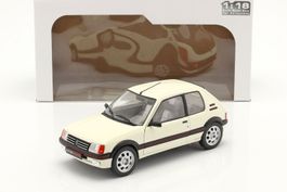 Peugeot 205 GTI Phase I 1988-1990 weiss / schwarz      1:18