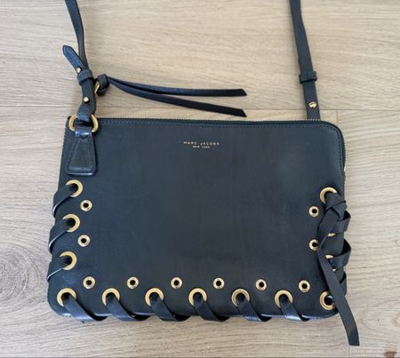 Sac Marc Jacobs cuir bleu marine bandoulière parfait état