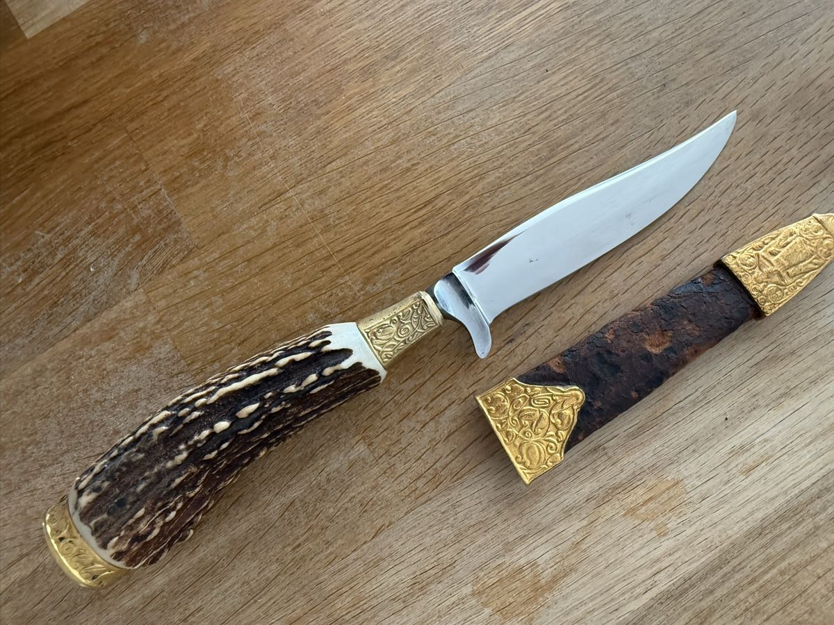 Solingen Zubehör: Altes Jagdmesser A. Wingen Solingen antikes Messer – Neu (gemäss Beschreibung) aus Goldach von Messerguru 5