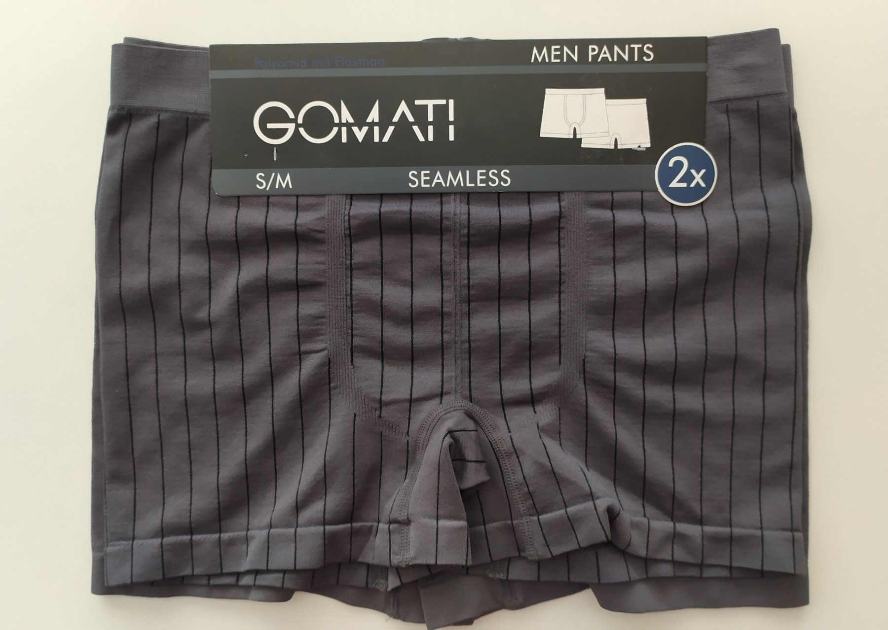 Biancheria intima: 2 caleçons GOMATI SM neufs – Nuovo e nell'imballaggio originale da Chezard St-Martin venduto da Loucail