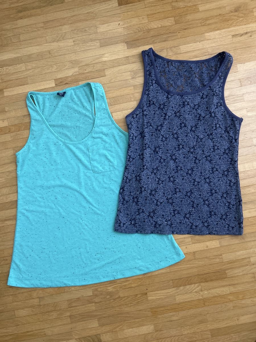 Lotti di vestiti: Kleiderpaket 2 Tanktops Gr. S – Usato da Winterthur venduto da turmalina15