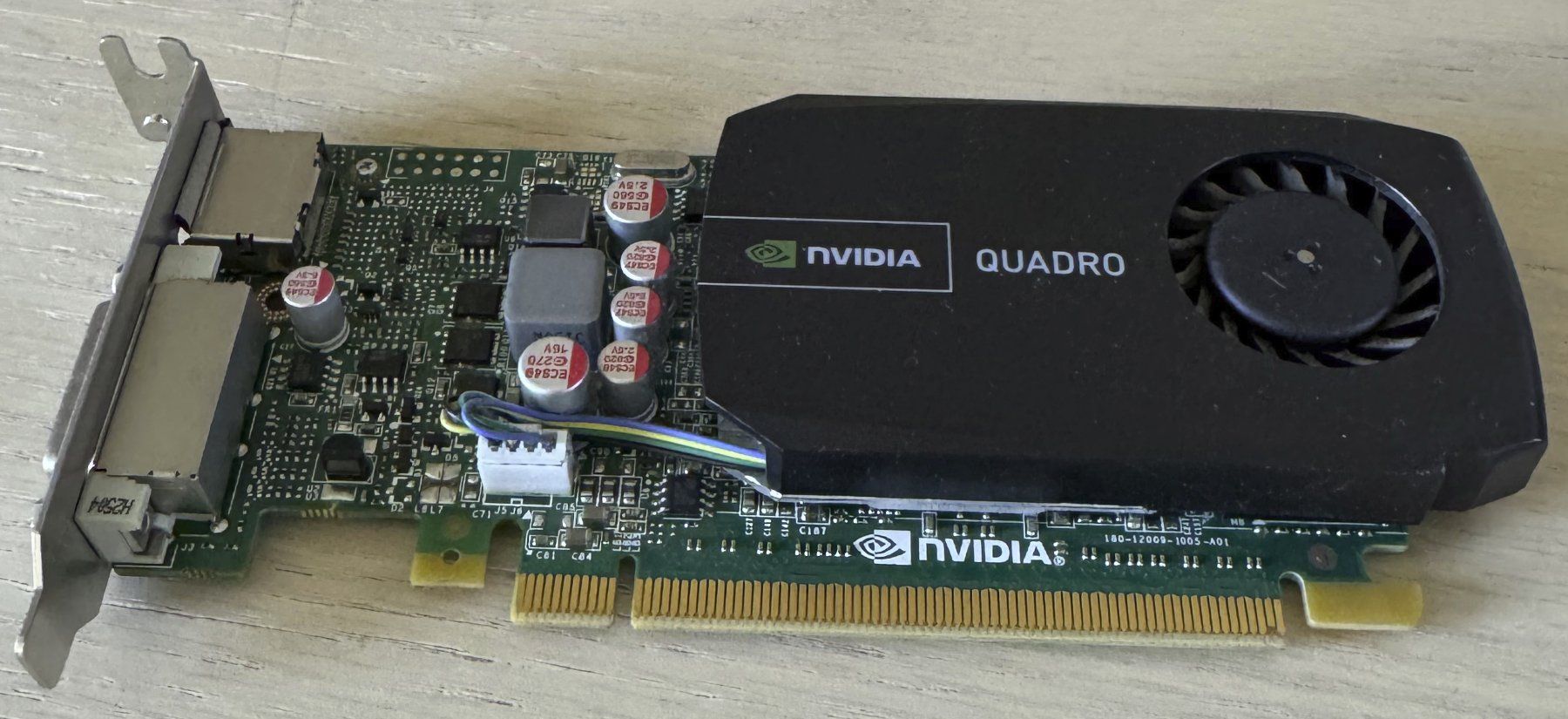 Nvidia Schede grafiche: NVIDIA Quadro 600 Grafikkarte – Usato da Bern venduto da Bergi2000