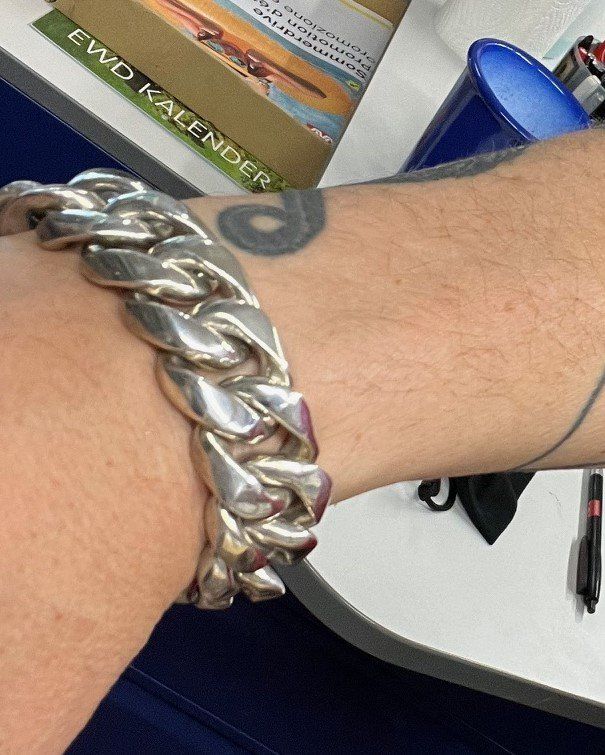 Bracciali & Braccialetti: The Great Frog Thick Link Bracelet – Usato da Schiers venduto da pulpropi 4