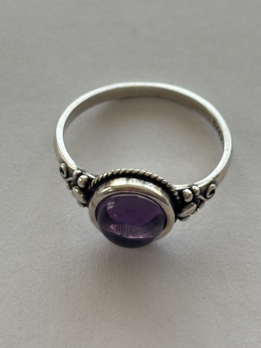 Anelli: Silberring 925 mit Amethyst , Top! (51) – Usato da Langnau am Albis venduto da flusspflege 5