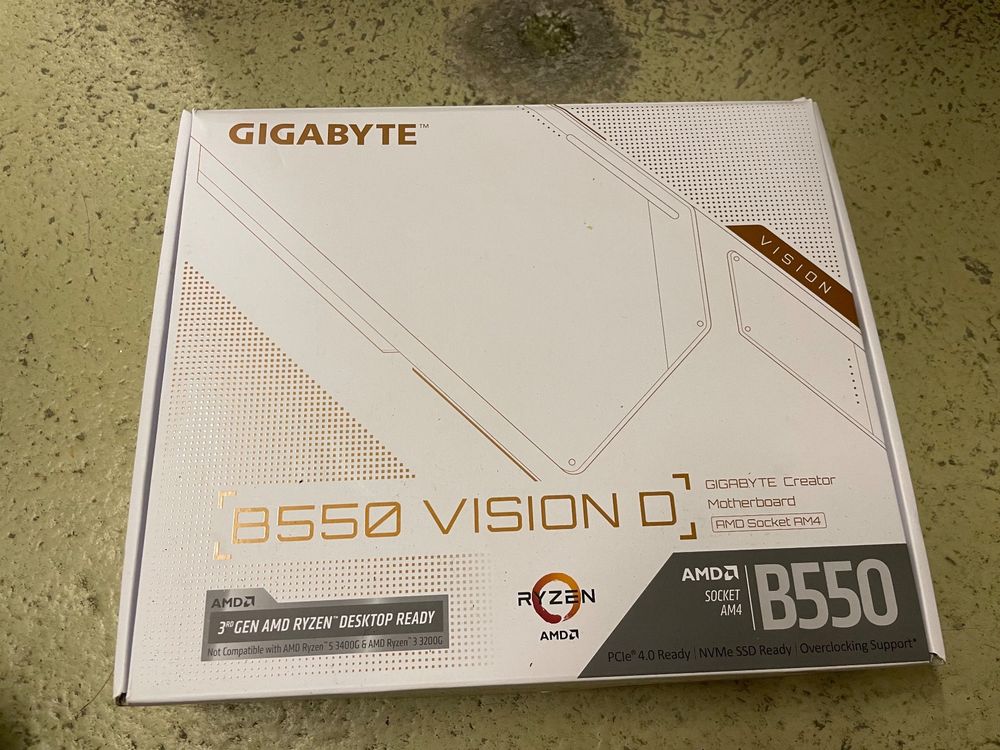 Motherboard Gigabyte Vision B550 AM4 Creator Mainboard AMD Kaufen auf
