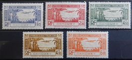Dahomey Franz. Kolonie Kat. 120-124 * 1940