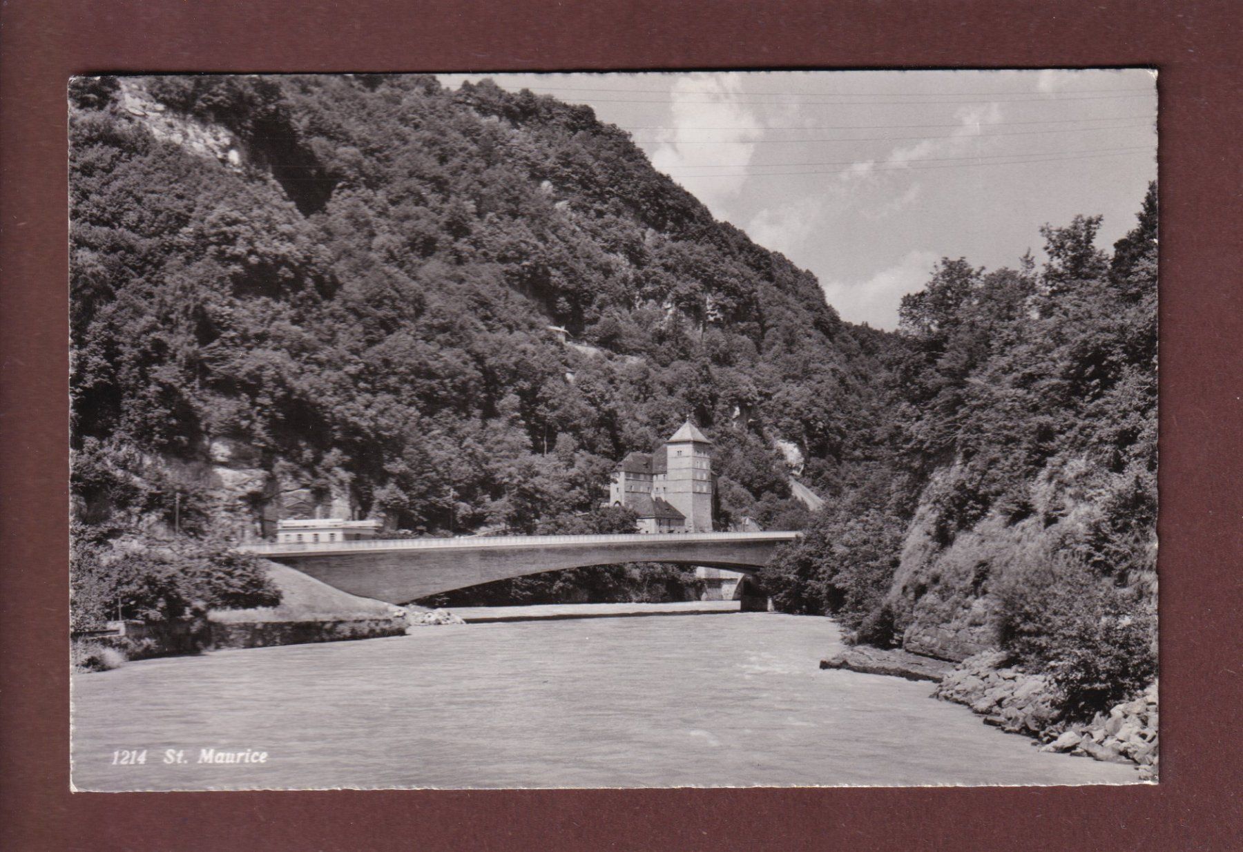 Cartoline postali: ST. MAURICE - 1963 – Usato da Pully venduto da nicecards