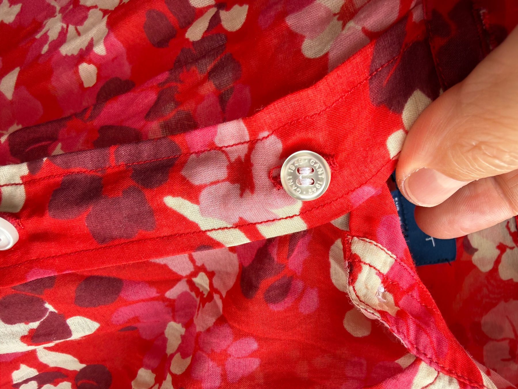 Gant Camicette: GANT Floral Bloom Bluse gr.40 - Baumwolle/ Seide – Usato da Schöftland venduto da M.B.Dudart 1