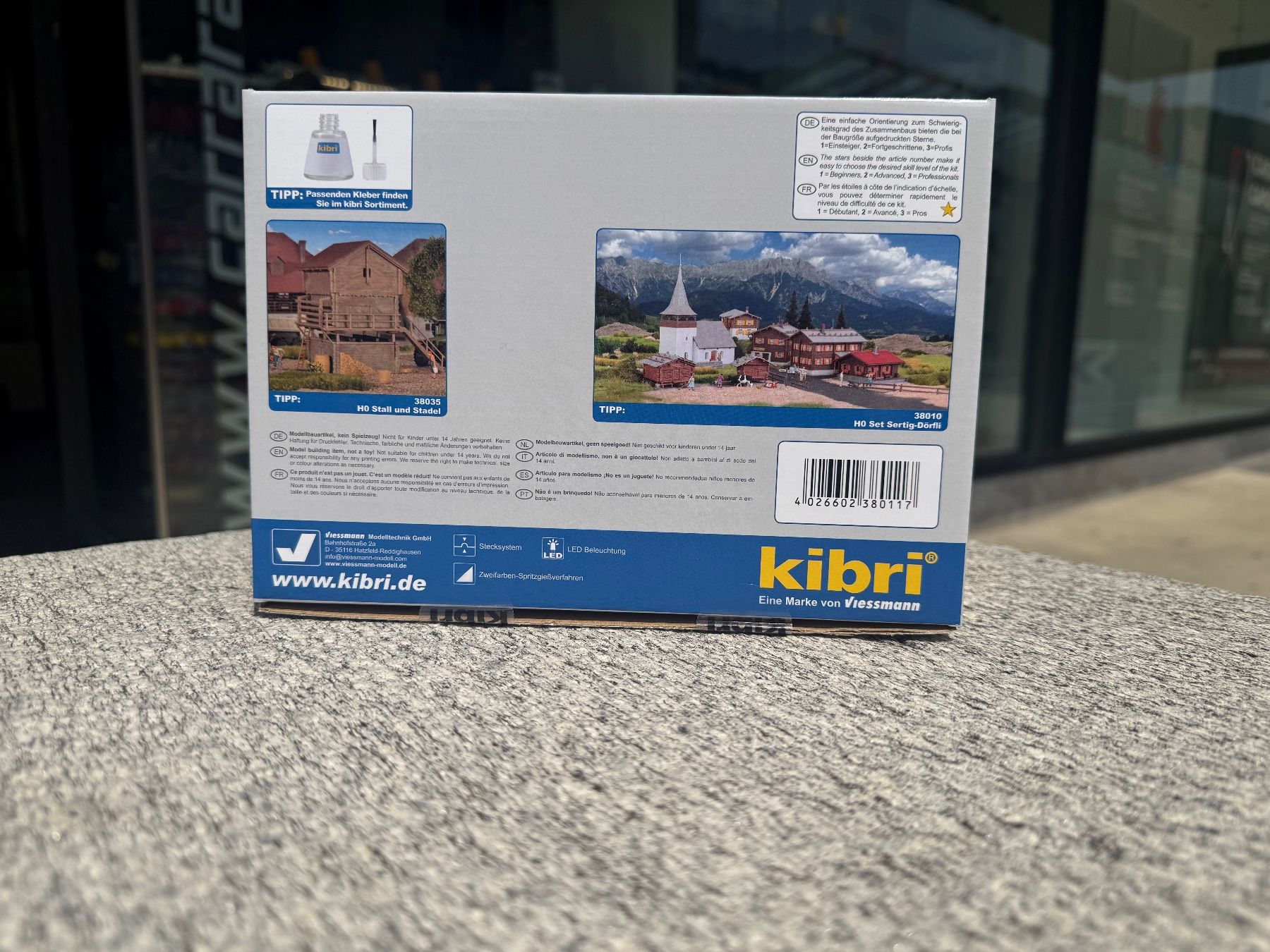 Kibri Modelleisenbahnen: Kibri 38011 Berghaus – Neu und originalverpackt aus Chiasso von Carrara-Modellismo 2