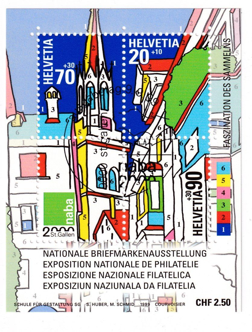 Tous les timbres: Sonderblock 1999 gestempelt – D'occasion à Neuchâtel par karlpierrino