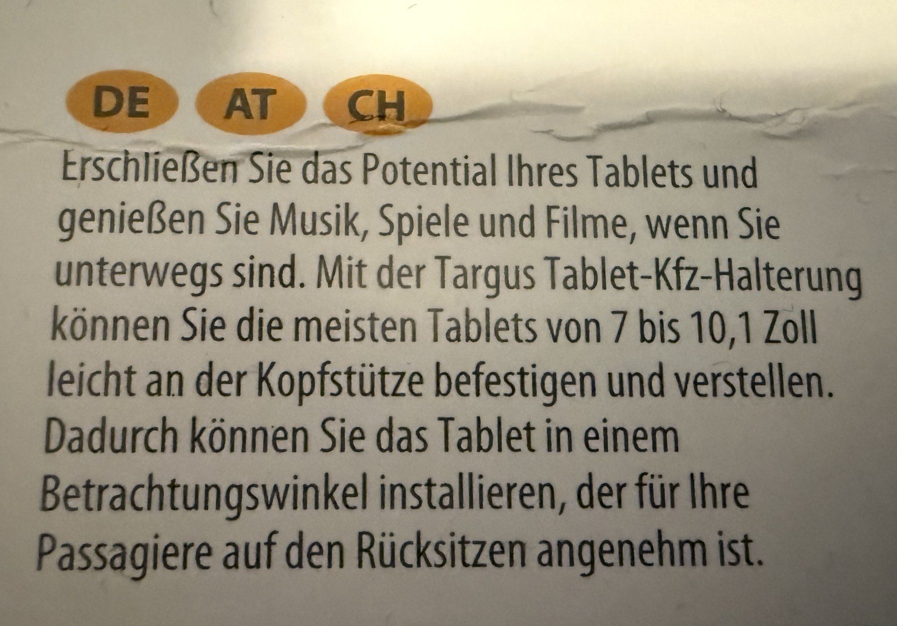 Staffa per monitor: Targus Universal Tablet-Halterung / Tablet-Holder – Usato da Wangen b. Olten venduto da Chess78 3