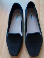 DUNE London Wildleder Slipper Ballerina schwarz Gr. 39, Top!