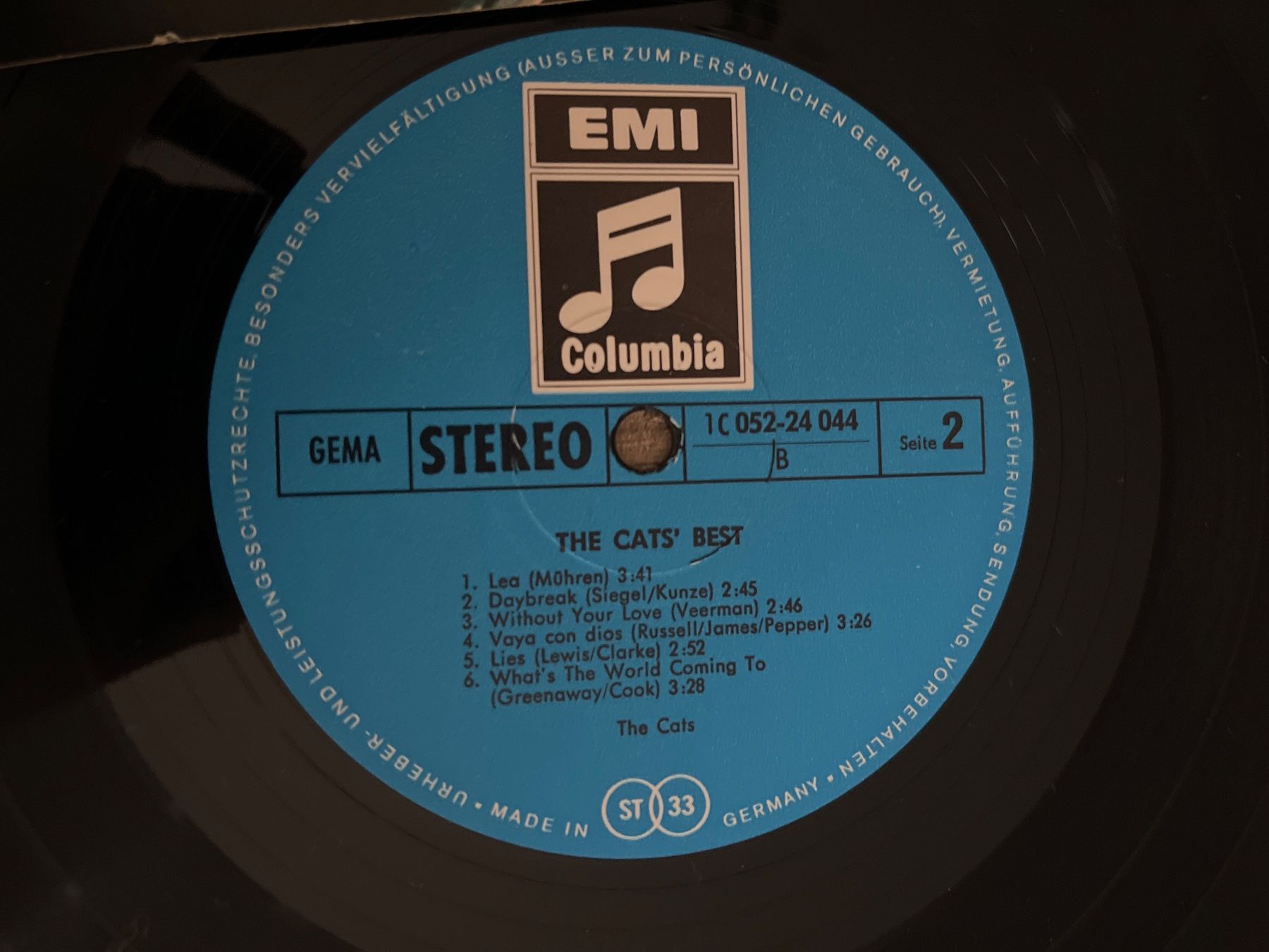 Schallplatten: A185/The Cats - Best – Gebraucht aus Frutigen von Philippe_jsp 2