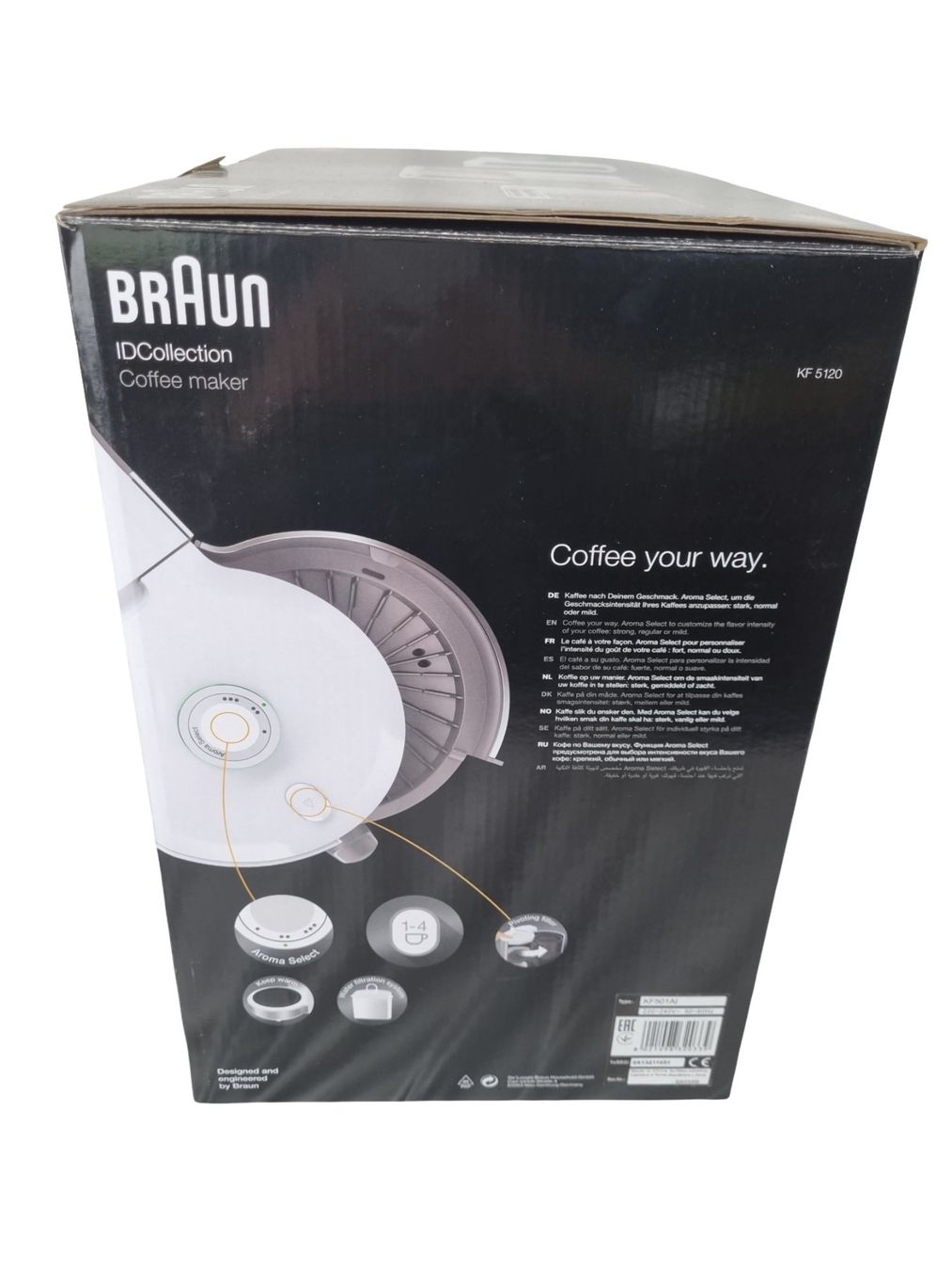 Braun Kaffeemaschinen & Espressomaschinen: Braun Coffemaker KF 5120/ Filterkaffeemaschine – Neu (gemäss Beschreibung) aus Wangen b. Olten von Restwert_Wangen 1