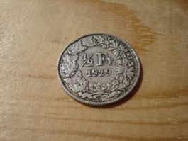 (D2) 1/2 Franken 1929