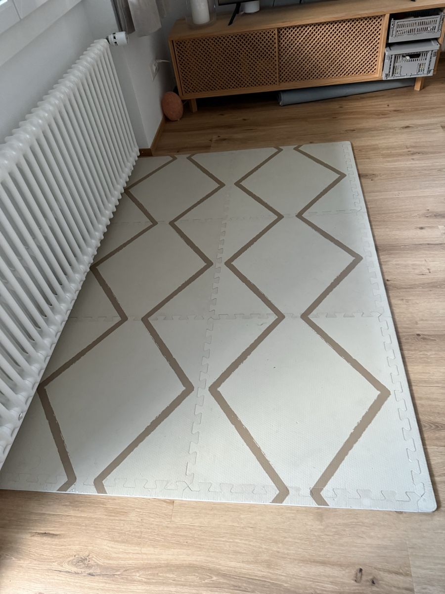 Tappeto da gioco: Puzzlematte Teppich Bodenmatte Kinder Krabbelmatte beige neu – Usato da Klosters venduto da elle89