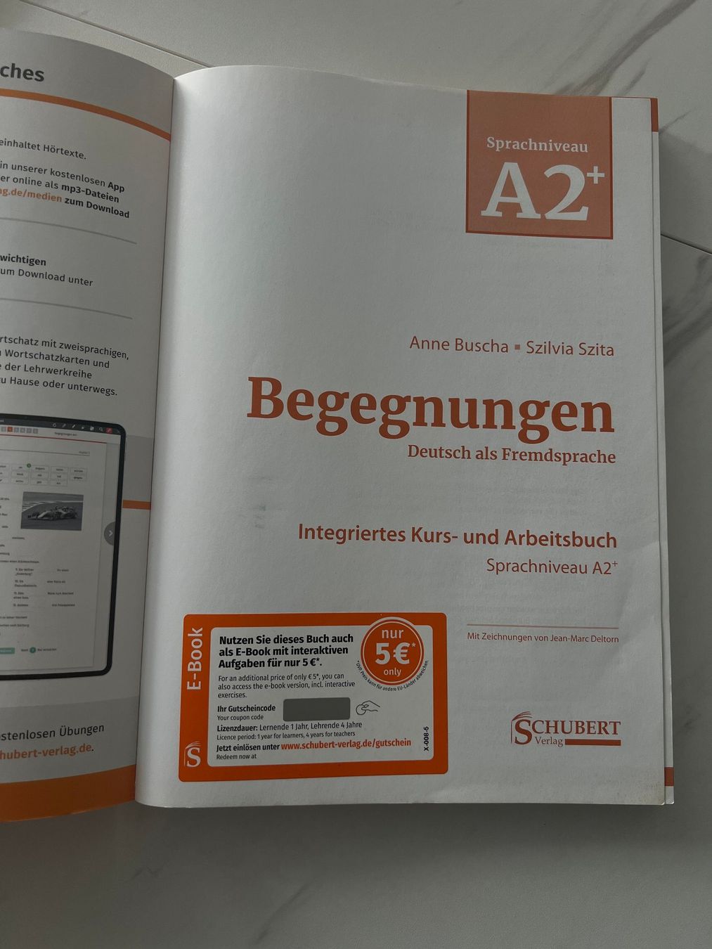 Livres: Begegnungen Deutsch als Fremdsprache A2+ – D'occasion à Basel par hol_8ldp 1