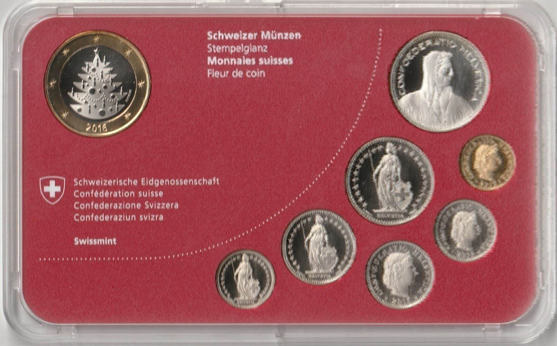 Alle Münzen: Münzsatz 2016 Stempelglanz – Neu und originalverpackt aus Obfelden von Octavia61 2