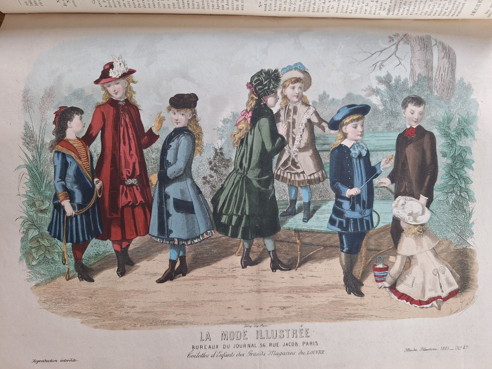 Livres: LA MODE ILLUSTREE  1883 – D'occasion à Bevaix par bohrap 4