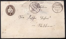 WALTENSCHWYL, 27.XI.86  /   5Rp.  Tübelibrief