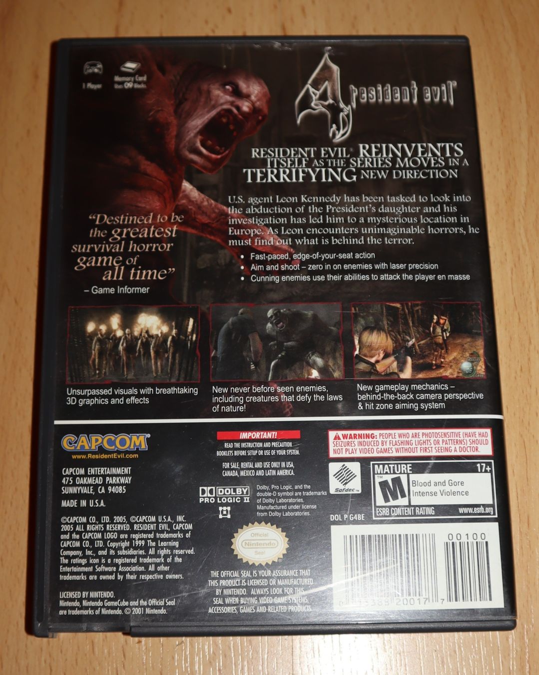 Nintendo Giochi: -- Resident Evil 4 - Nintendo GAMECUBE - US Version -- – Usato da Ochlenberg venduto da on3x 2