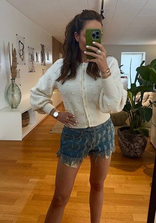 ZIMMERMANN CARDIGAN PEARLS