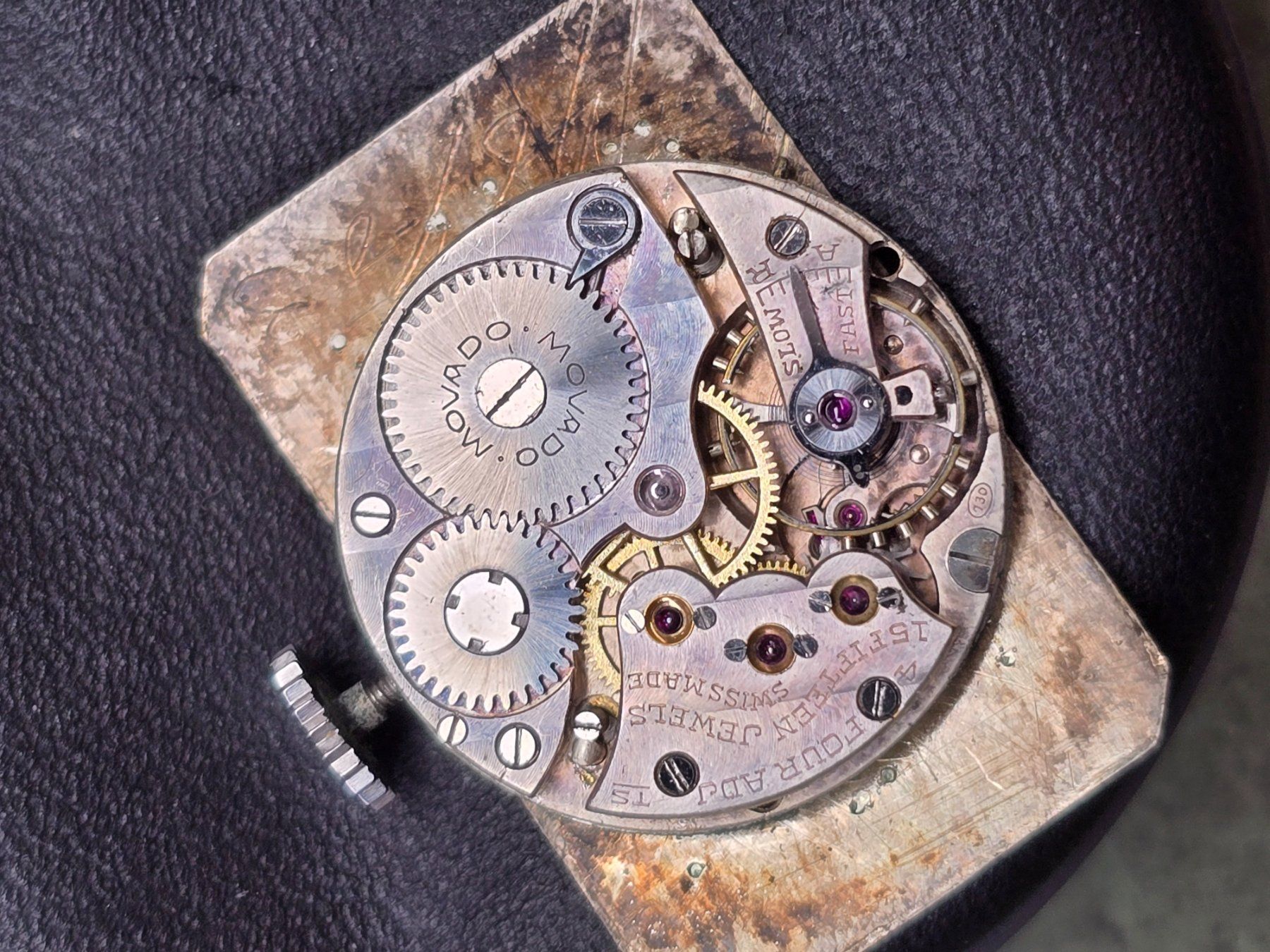 Movado Orologi: Mouvement Movado 730 – Difettoso da Tramelan venduto da Nirdan 3