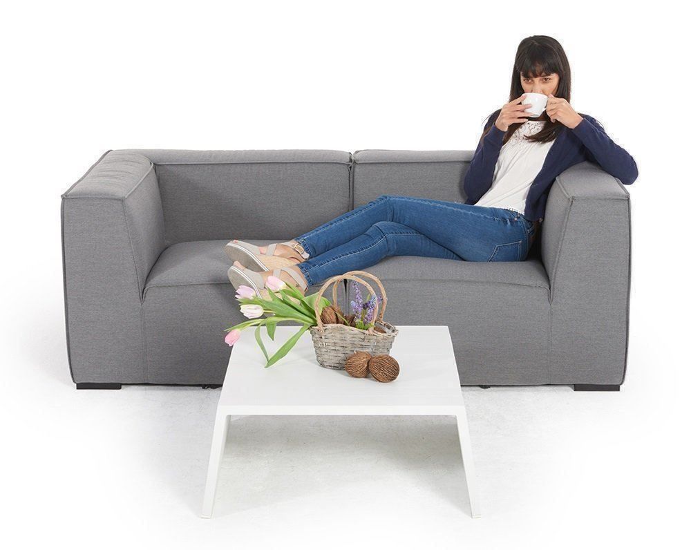 Viplounge Divani: Gartenlounge Sunbrella Fabric grau – Nuovo e nell'imballaggio originale da Uznach venduto da viplounge 6