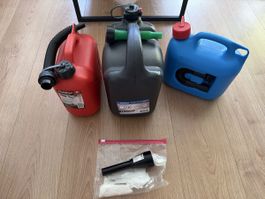 3x Kunststoffkanister gebraucht Diesel