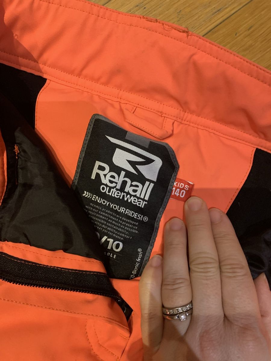 Pantaloni: Rehall Skihose, Orange, 140 – Usato da Zürich venduto da baby0022 3