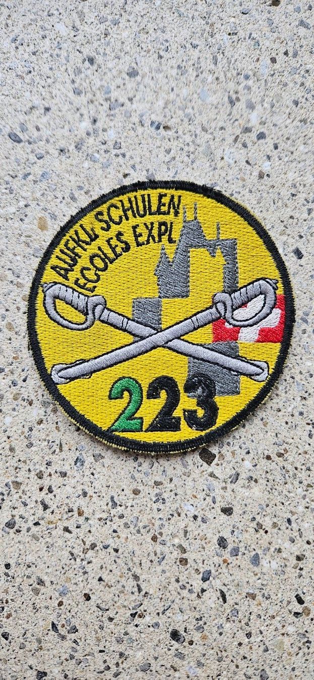 Schweizer Armee Placchette & Badge: *** Badge Rund Aufklärer *** – Nuovo e nell'imballaggio originale da Riedholz venduto da fr_sIruP