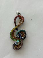 Schmuck Anhänger Violinschlüssel 