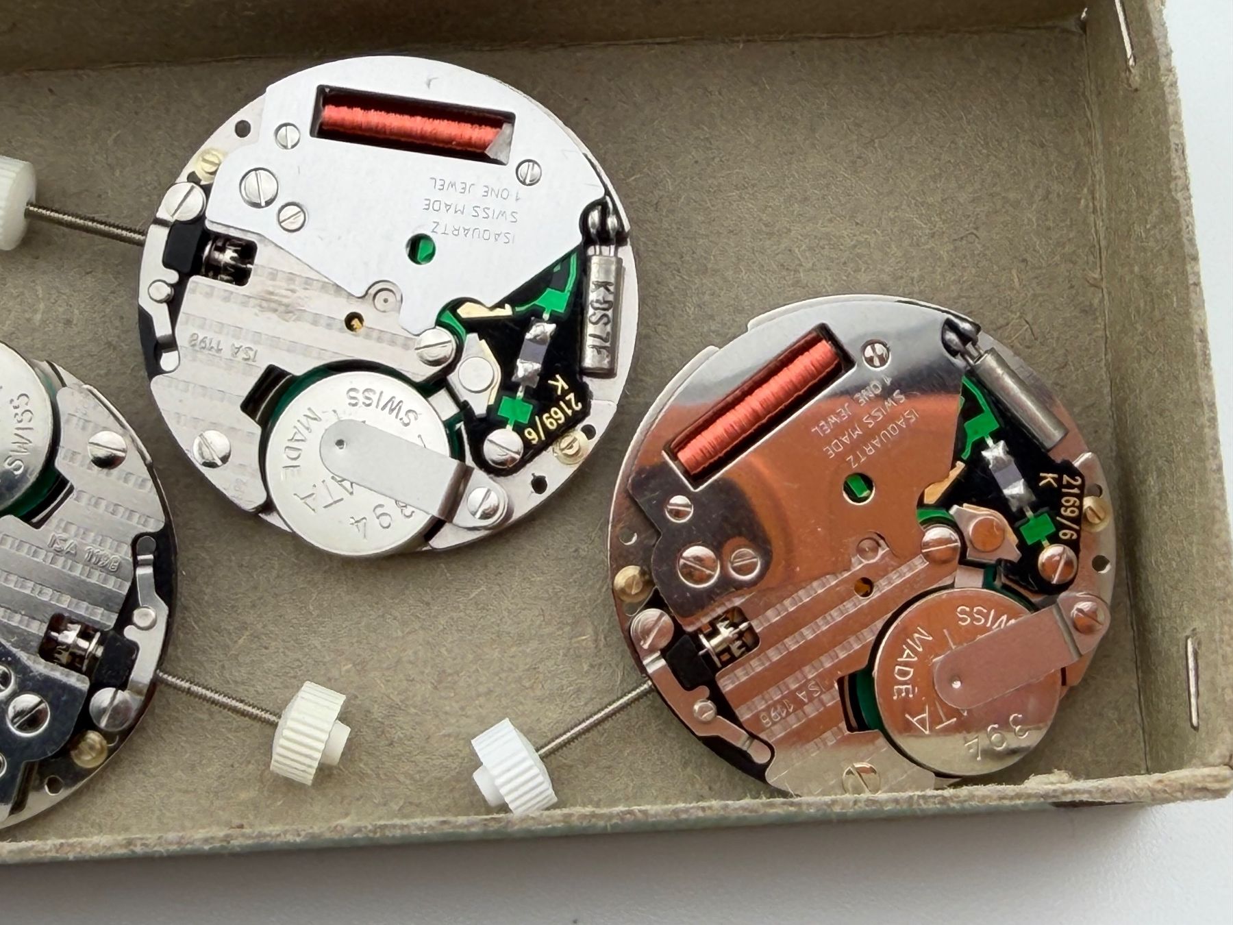 Uhren: Lot de 5 mouvements ISA 1198 – Defekt aus Biel/Bienne von MrP_WatchesBiel 5