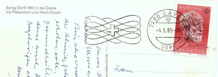 Cartes postales: DAVOS Sertig-Döfli, Auto – D'occasion à Jona par philajona 2